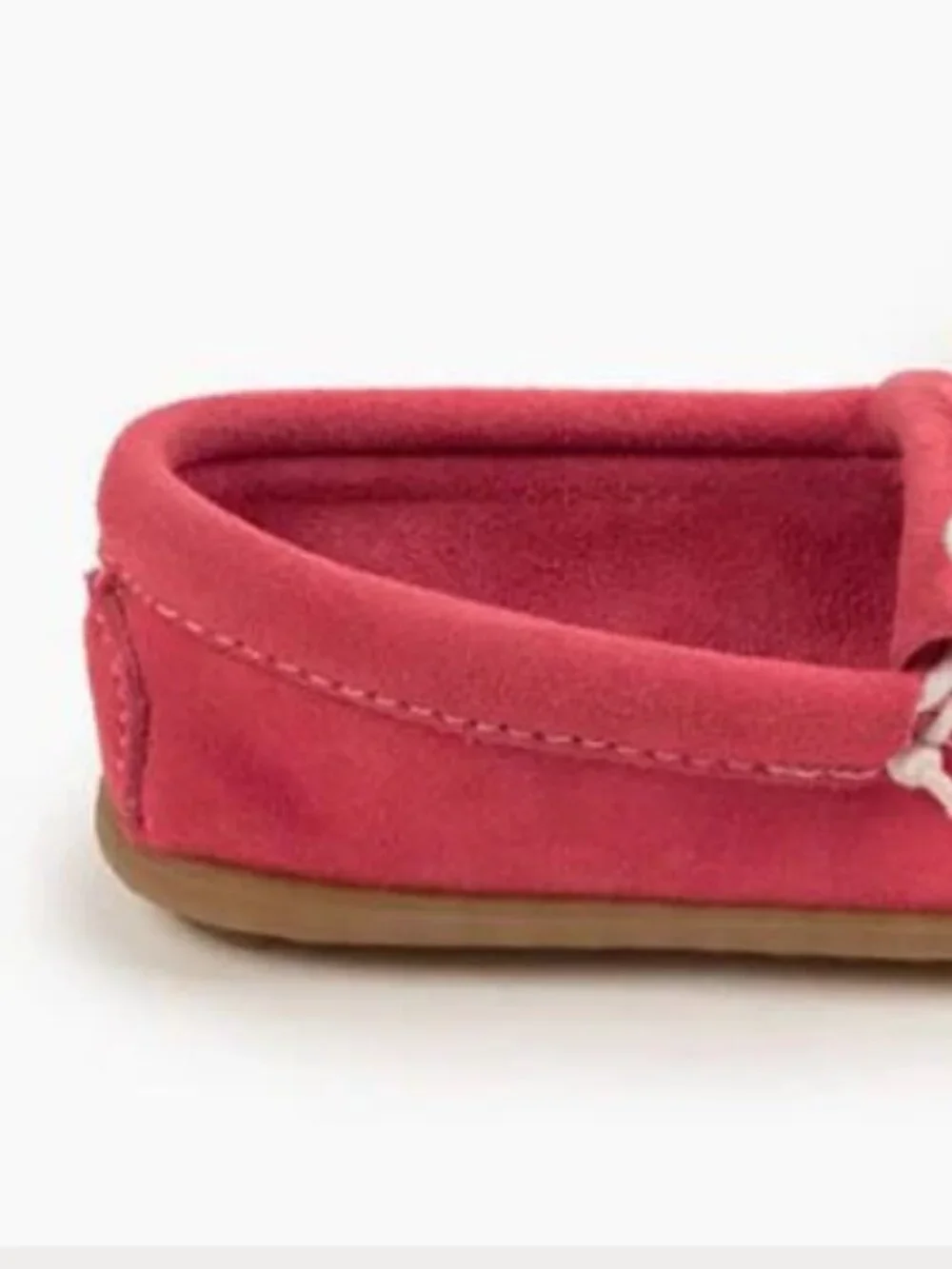 NWT Minnetonka Girls Vintage Hot Pink Thunderbird Moccasins